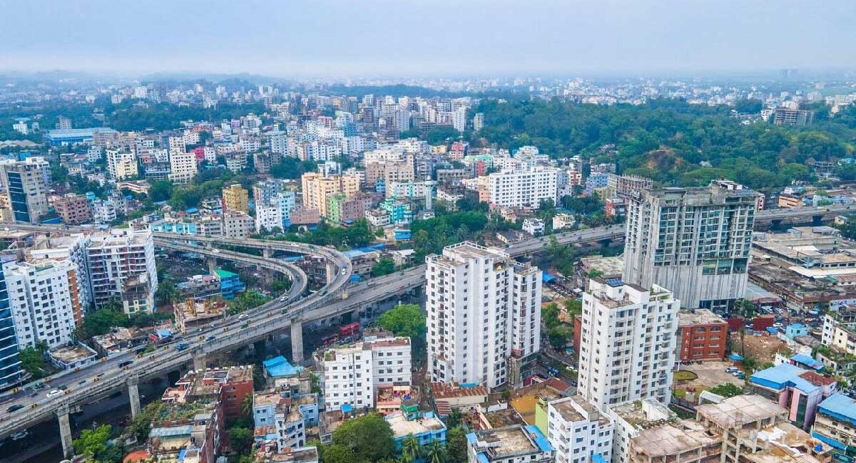 Chattogram Town in birds eye view why is chittagong called chattogram